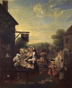 William Hogarth, Four hours a day in the evening
